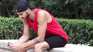 Exhibitionist cruising at the park for Patrick and Fabio